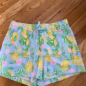 NWT Lilly Pulitzer Loxley Shorts Bluette Make Lemonade XS